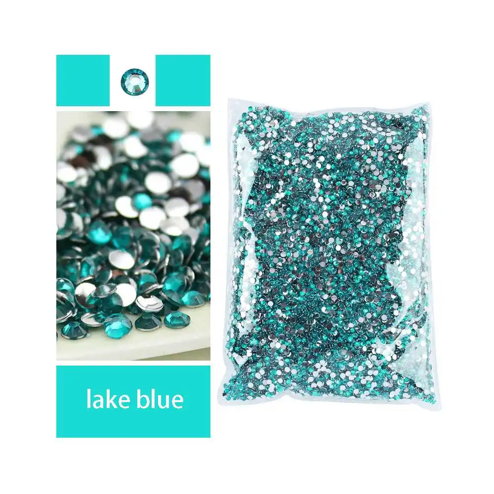 5000/10000 stuks Niet Hot Fix Steentjes 2/3/4mm Hars Plaksteen Kristal Strass DIY Nail Art Sieraden Kledingstuk Decoraties Lijm Op