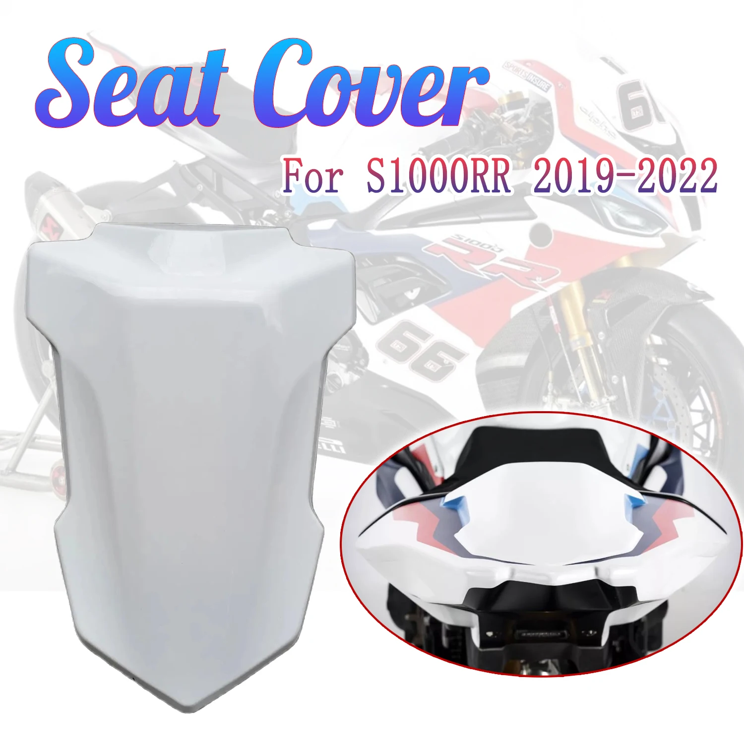 Fit for BMW S1000RR M1000RR 2019 - 2022 Motorcycle Fairing Rear Passenger Cowl Seat Cover S1000 M1000 RR 19 20 21