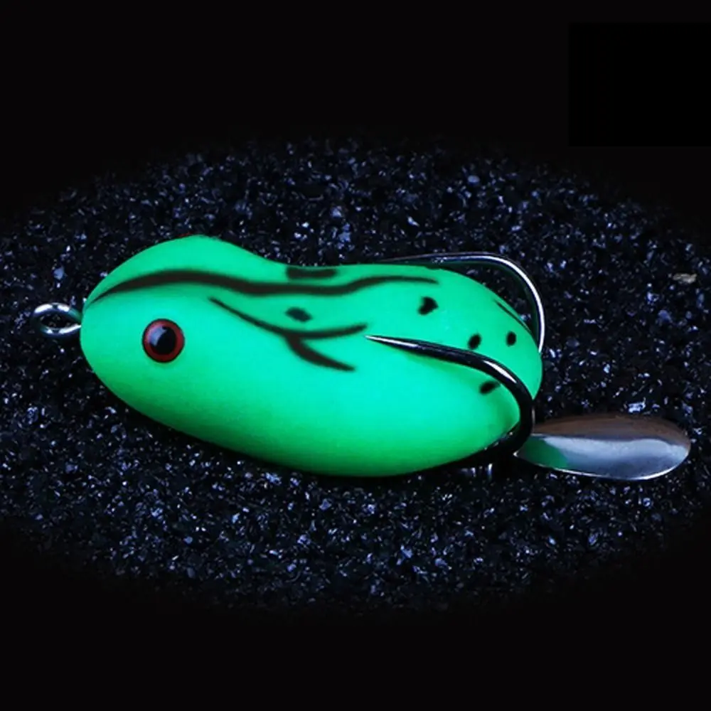 Fishing Accessories 5cm/4.5cm Jump Frog Bait 7g/12g Bionic Frog Lure Rabbit-shaped Silicone Crankbait Ice Fishing