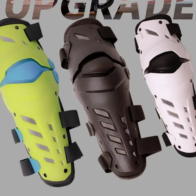 Настраиваемые всесезонные дышащие и противоударные наколенники для мотоциклов и велосипедов для защиты мотоциклистов