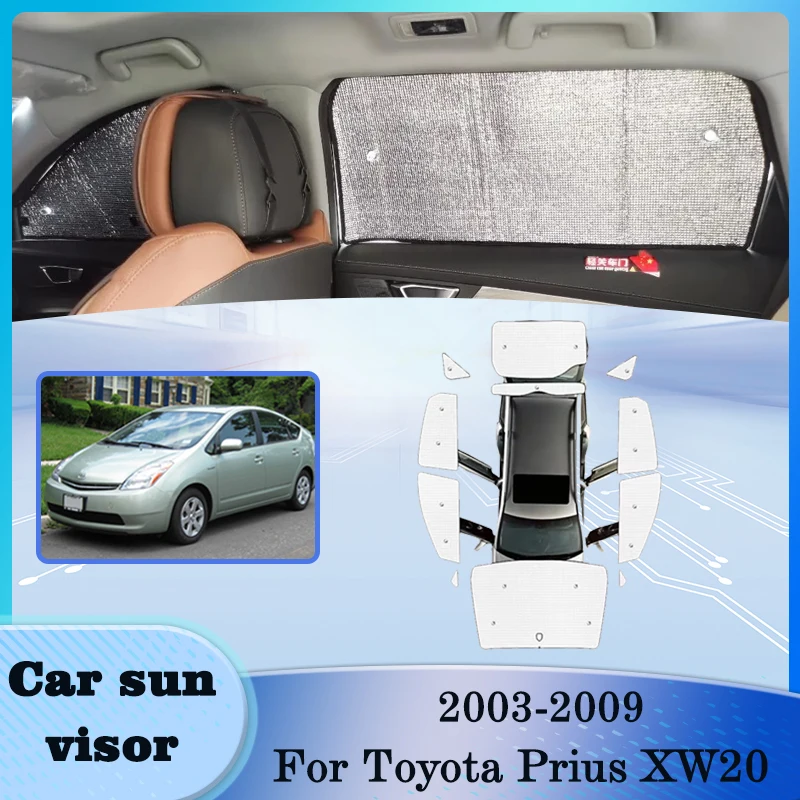 Для Toyota Prius XW20 2003-2009 автомобильный солнцезащитный козырек на лобовое стекло защита от солнца теплоизоляция солнцезащитная перегородка авто лобовое стекло