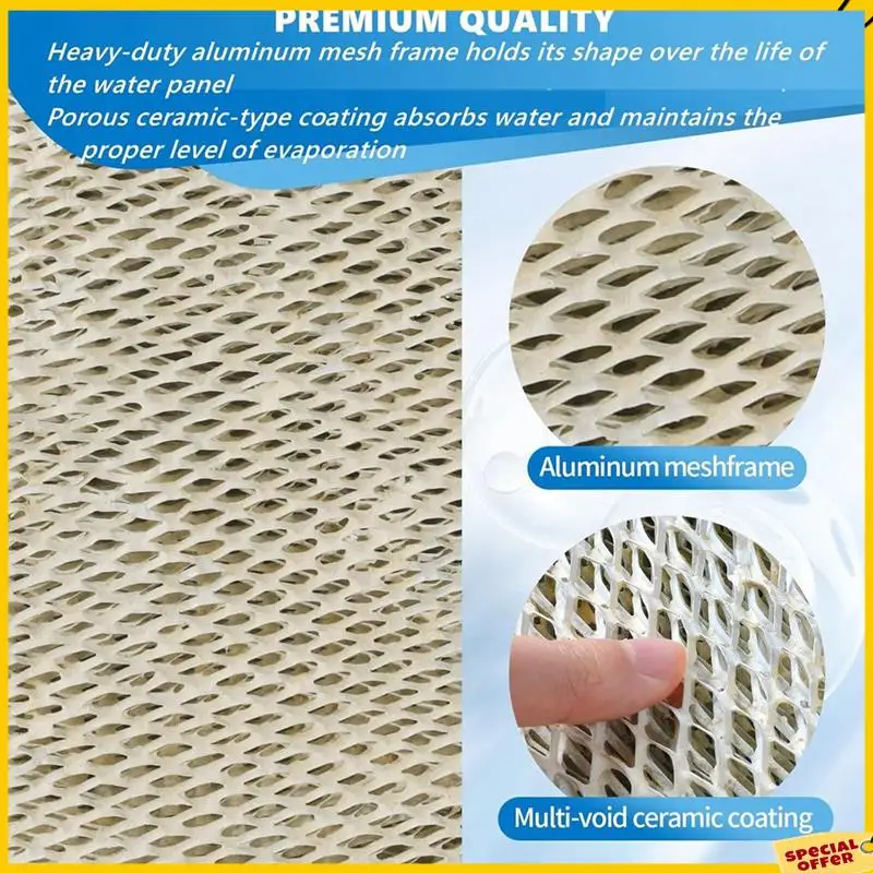 A24P لاستبدال لوحة المياه المرطبة 35 - فلتر شبكي من الألومنيوم للموديلات 350، 360، 560، 560A