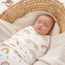 INSULAR New Baby Sleeping Bag Newborn Swaddle Up Envelope Cocoon Wrap Swaddle Soft 100% Cotton Sleep Blanket Baby Blankets