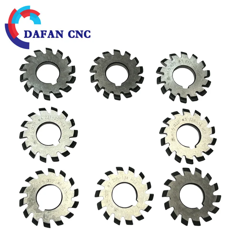 

Фрезерный диск с цилиндрической шестерней, 20 ° Угол давления, модульный цилиндрический зубчатый резак M1–10 для точной обработки