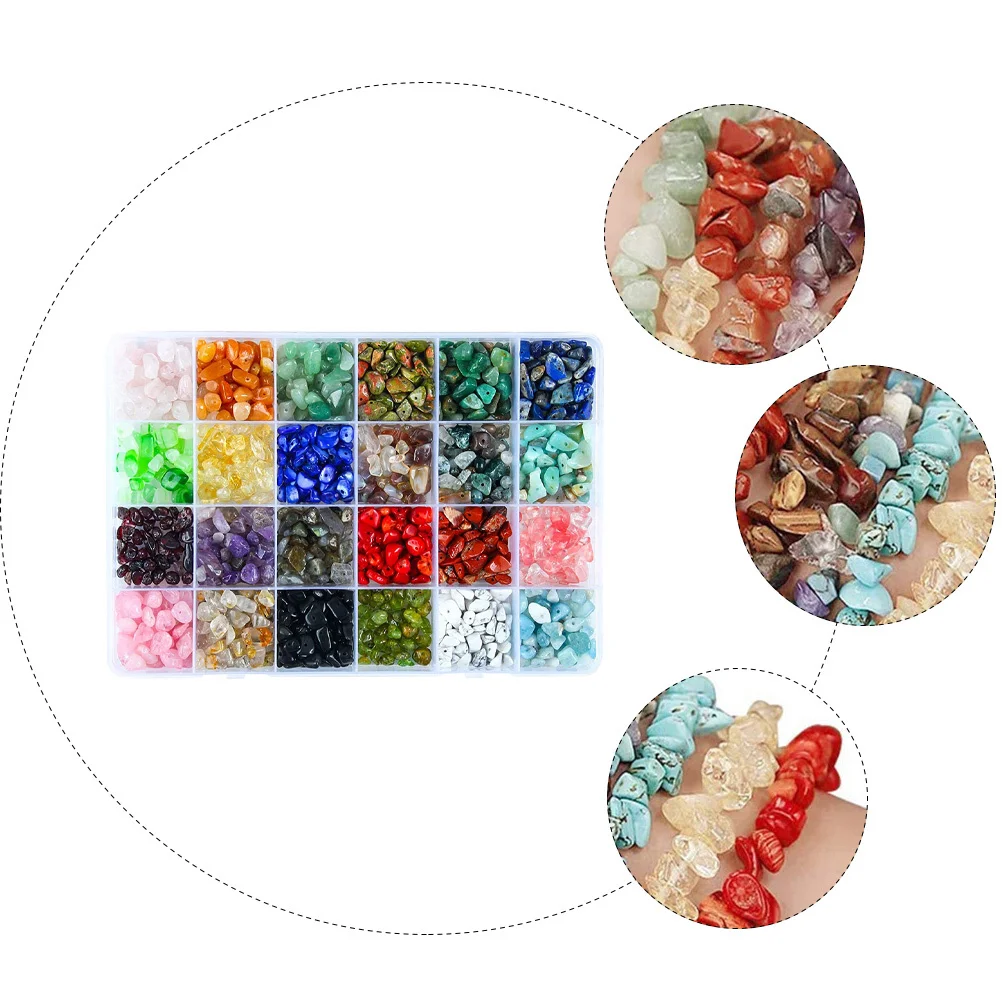 

1 Box Decorative Natural Stone Beads Irregular Loose Beads DIY Jewelry Accessories Craft Supplies DIY Craft Accessories