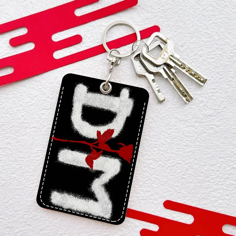 E-Electronic Rock D-DepecheS Cool Mode Keychain With Access Card Holder, Bus Pass Card ID Bank Card Protective Case For Security