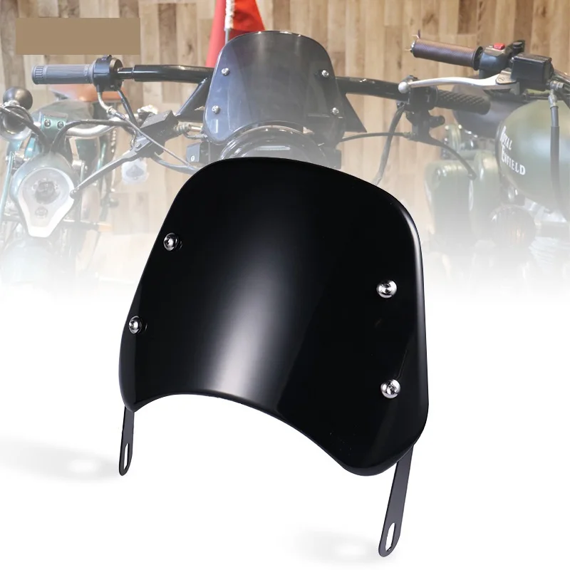 Parabrisas de Motocicleta para Harley Honda Yamaha Kawasaki Suzuki, Parabrisas Universal, Panel de Parabrisas Delantero