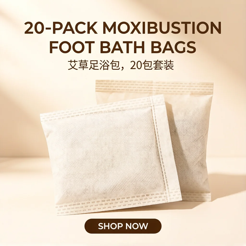 Chinese Herbal Foot Soak Bath Packets Skin-Soothing Sleep-Aiding with Ginger Mugwort for All Seasons Foot Soak Pouches