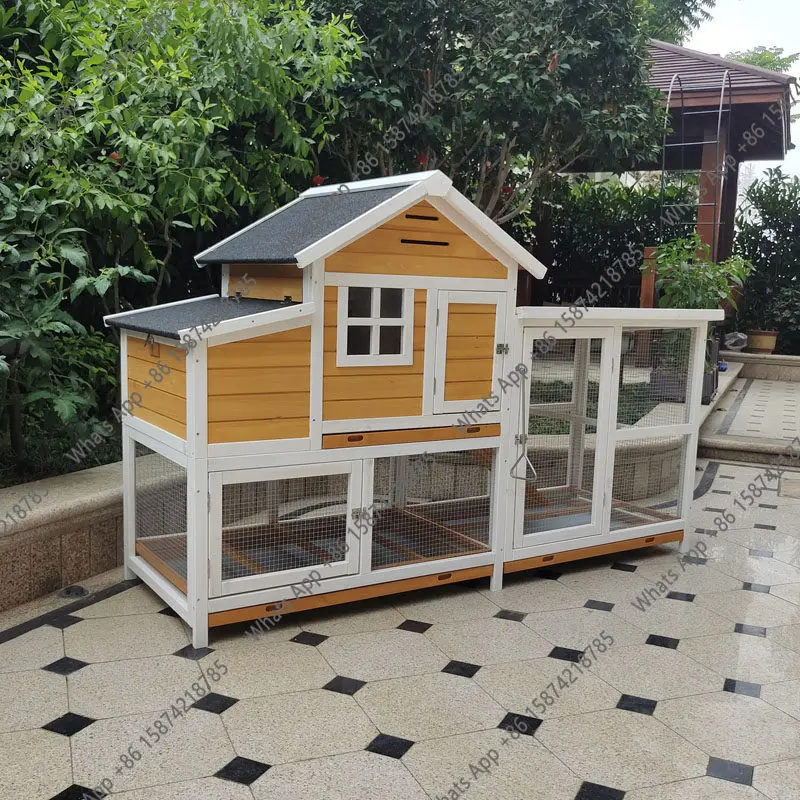 Pet outdoor chicken, pigeon cage rabbit villa household scenic rural chicken cage