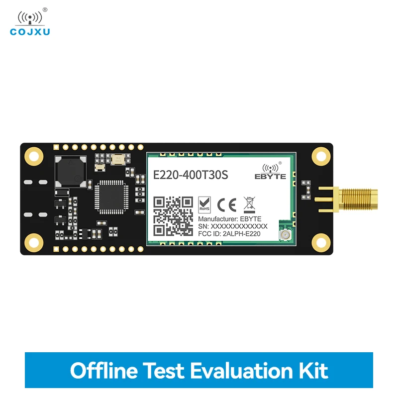 LoRa Offline Test Board OLED Screen COJXU E220-400TBH-SC Soldered with Module E220-400T30S RF Transceiver Test Kit Long Range