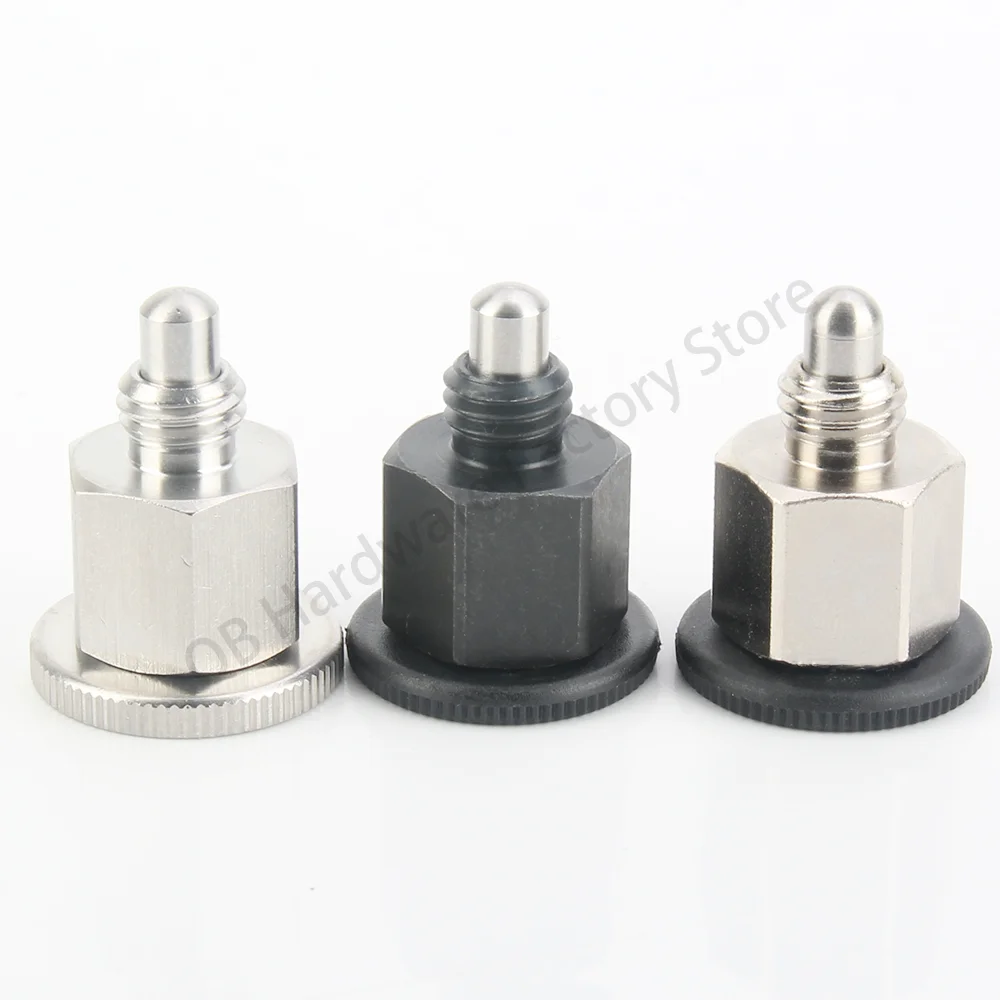 High Quality QB213 M6/8/10 Carbon/Stainless Steel Return Type Mini Index Plunger Pins Locating Pins image 2