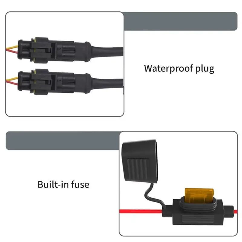 Motorcycle Heated Grips 5+1 Gear Memory Heating for Winter Riding Comfort