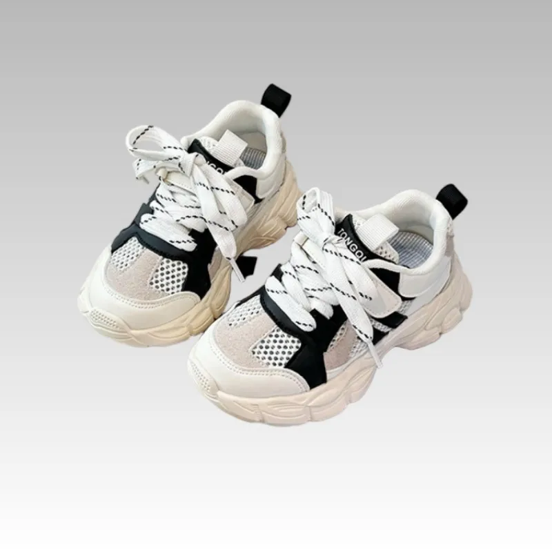 2026 Breathable Mesh Upper Children Sneakers Enhances Airflow 7-13 Yrs Unisex Summer Kids Arch Support Running Shoes Child 26-37