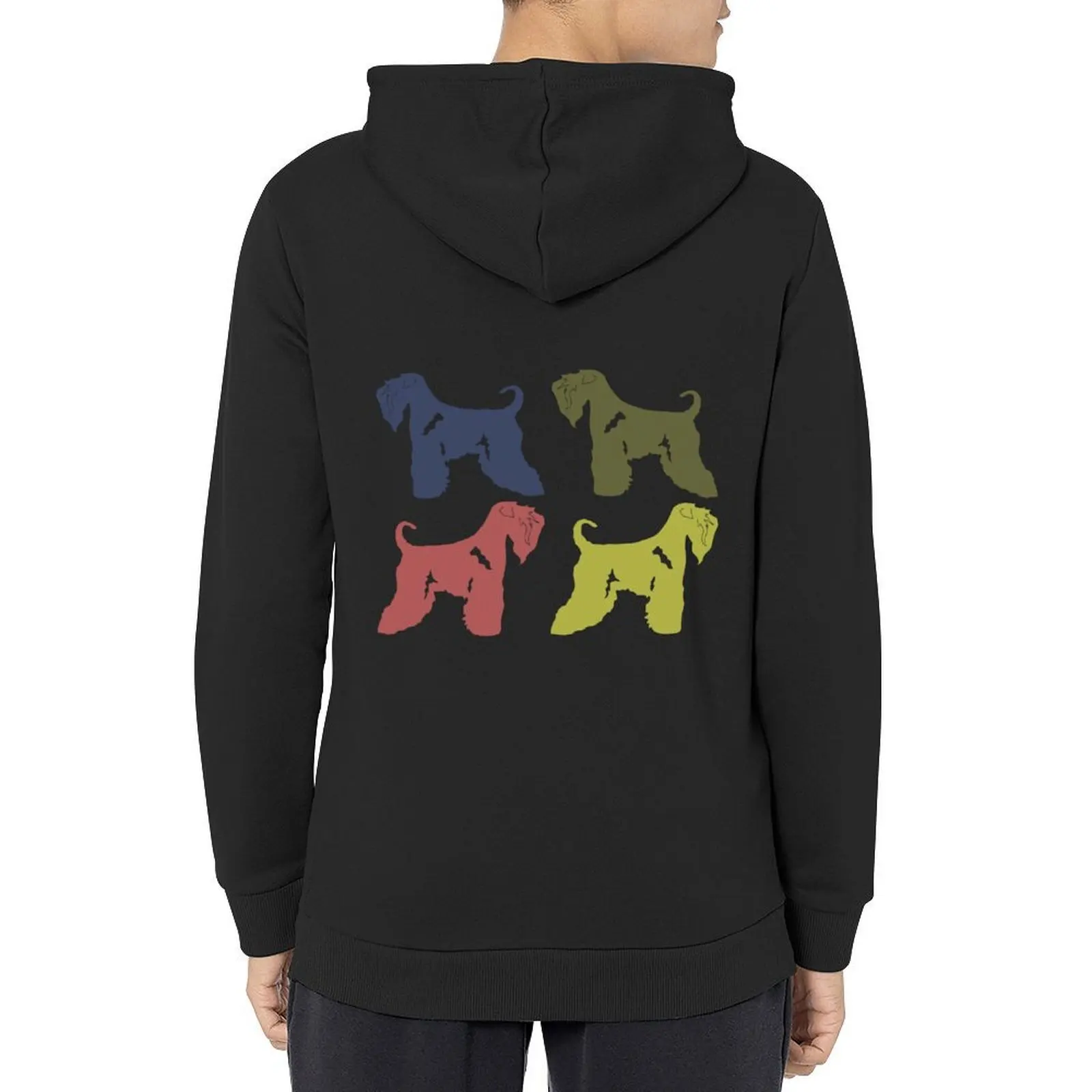 

Soft Coated Wheaten Terrier all over ! colorful Hoodie autumn anime clothing japanese style mens clothes designer hoodies