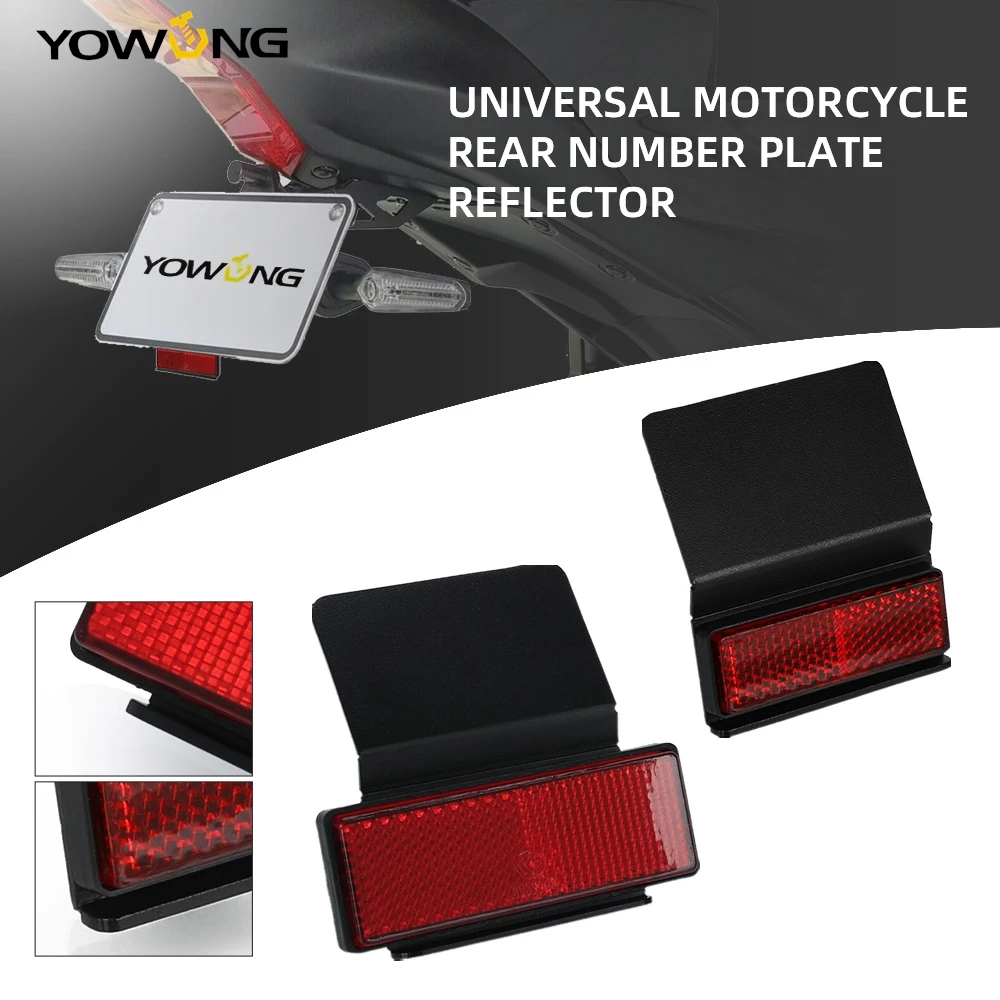 

Motorcycle For Suzuki Vstrom 650 1000 v-strom 1050 xt DL650 DL1000 dl250 vstrom650 2024 Rear License Plate Holder Tail Reflector