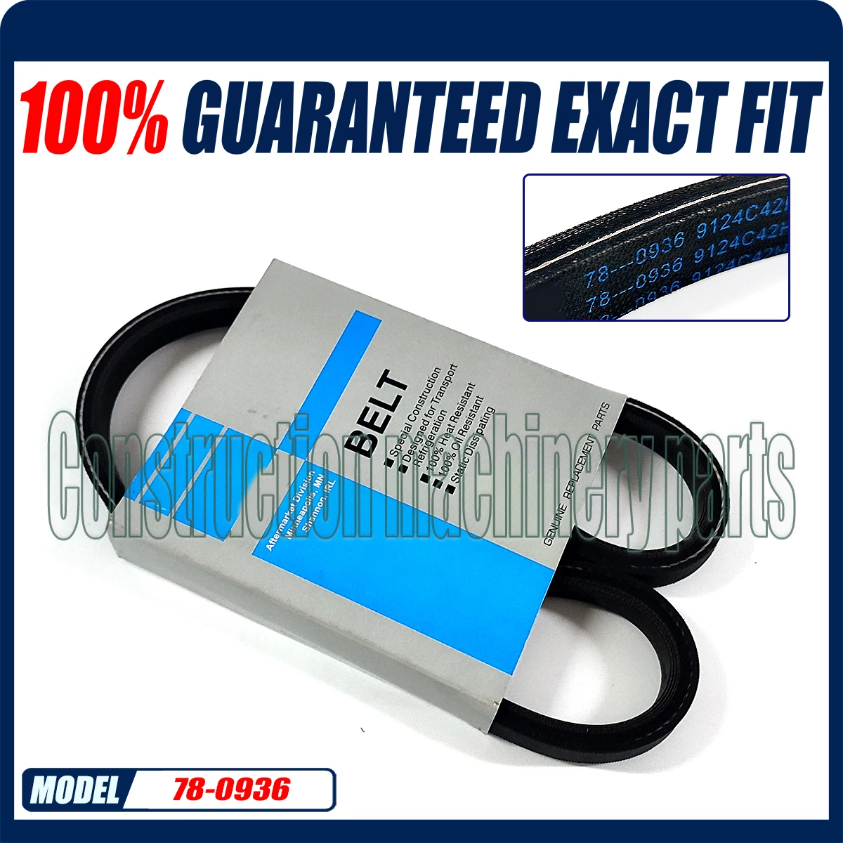 Nova Correia do Motor para Eixo Auxiliar Thermo King MD 780936 780-936 78-936 78936 78-0936 780936