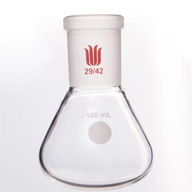 SYNTHWARE Evaporation ball bottle, Evaporative flask, Capacity 5mL 10mL 25mL 50mL 100mL, Borosilicate glass, F79