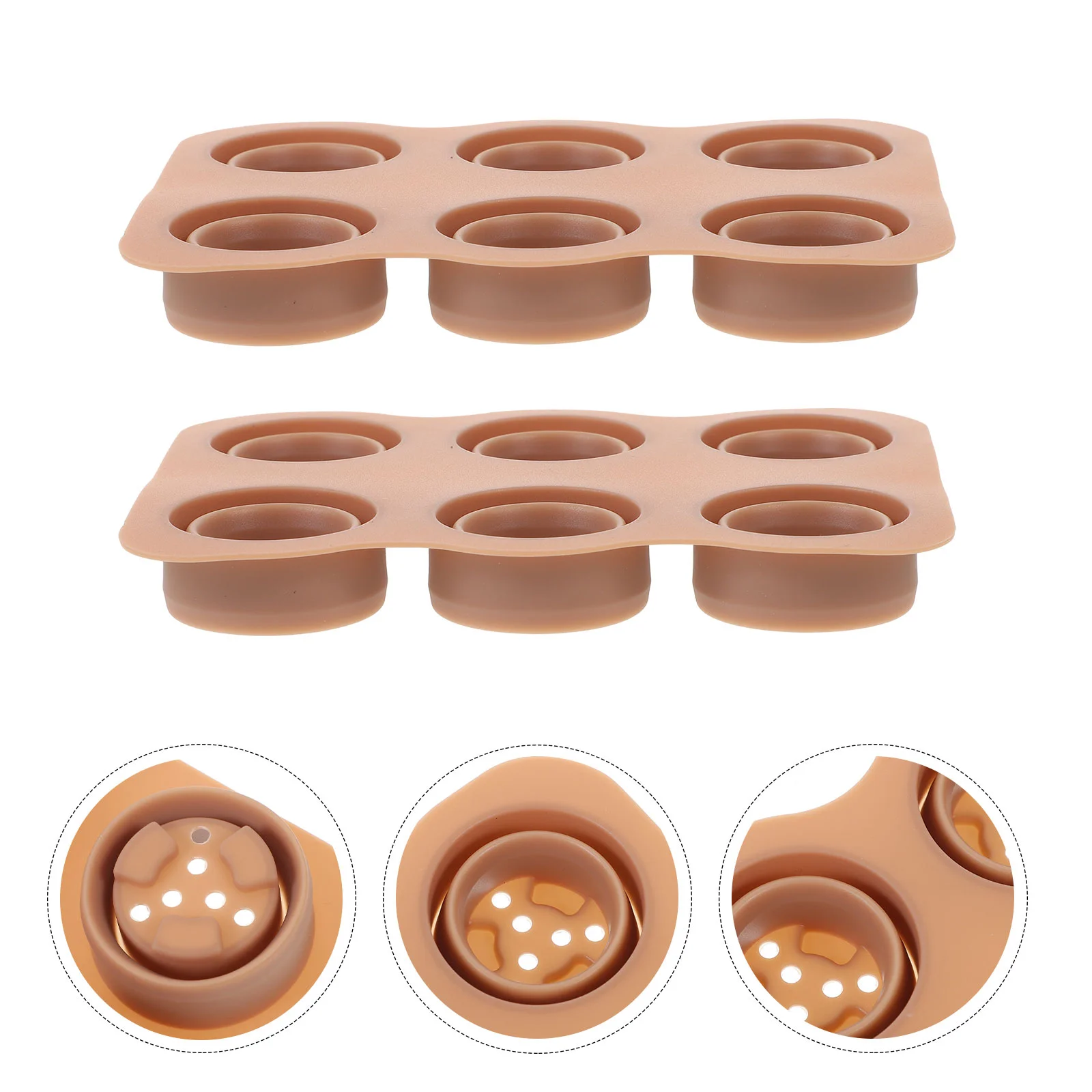 2 Pcs Sowing Tray Seedling Pot Seeds Silica Gel Planting Germination Containers