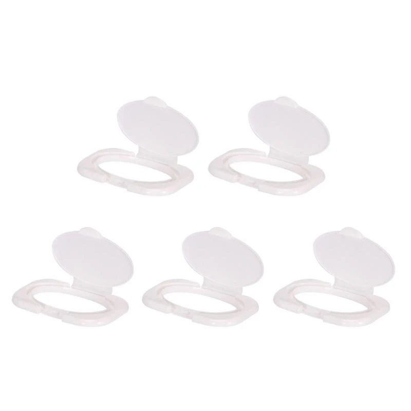 5Pcs/pack Child Wet Paper Tissues Lid Cover Dustproof Protective Caps Tissue Box Protector Easy Solution for Wet Wipes J0MF