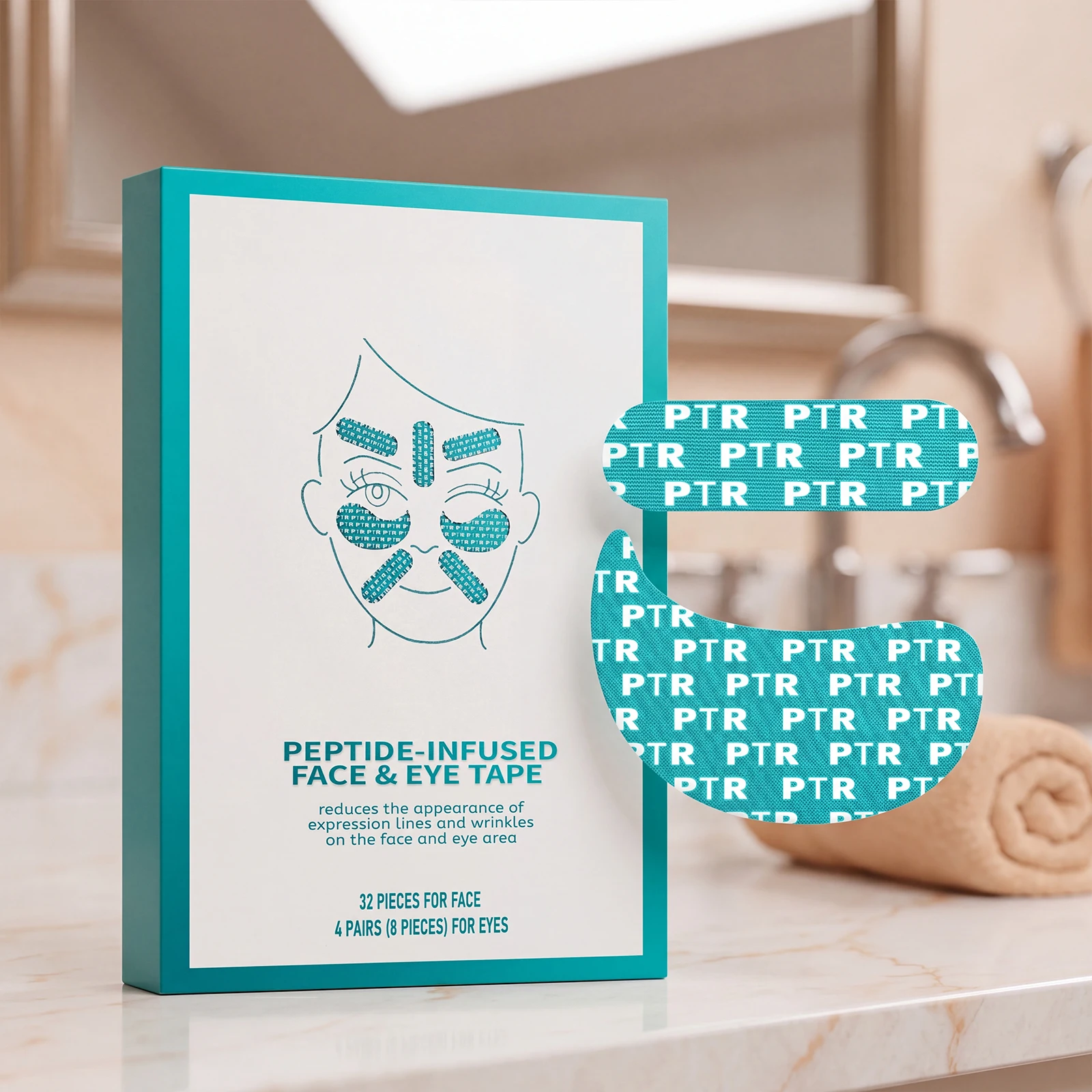 Mask Patch For Face Eyes Reduce Skin Wrinkle Fine Line Brighten Skin Tone Tighten Eye Skin Improve Skin Elasticity Skin Soothing
