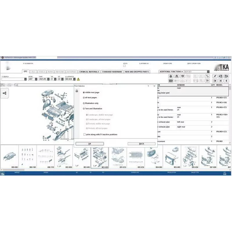أحدث Etka 8.3 مع كتالوج أجزاء إلكترونية لمجموعة برامج الصيانة ELSAWIN 6.0، مناسب لـ V/W+AU/DI+SE/AT+SKO/D #6