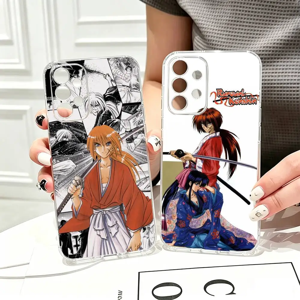 Rurouni Kenshin Kenshin Himura  Phone Case For Samsung S25,S24,S21,S22,S23,S30,Ultra,S20,Plus,Fe Transparent Cover