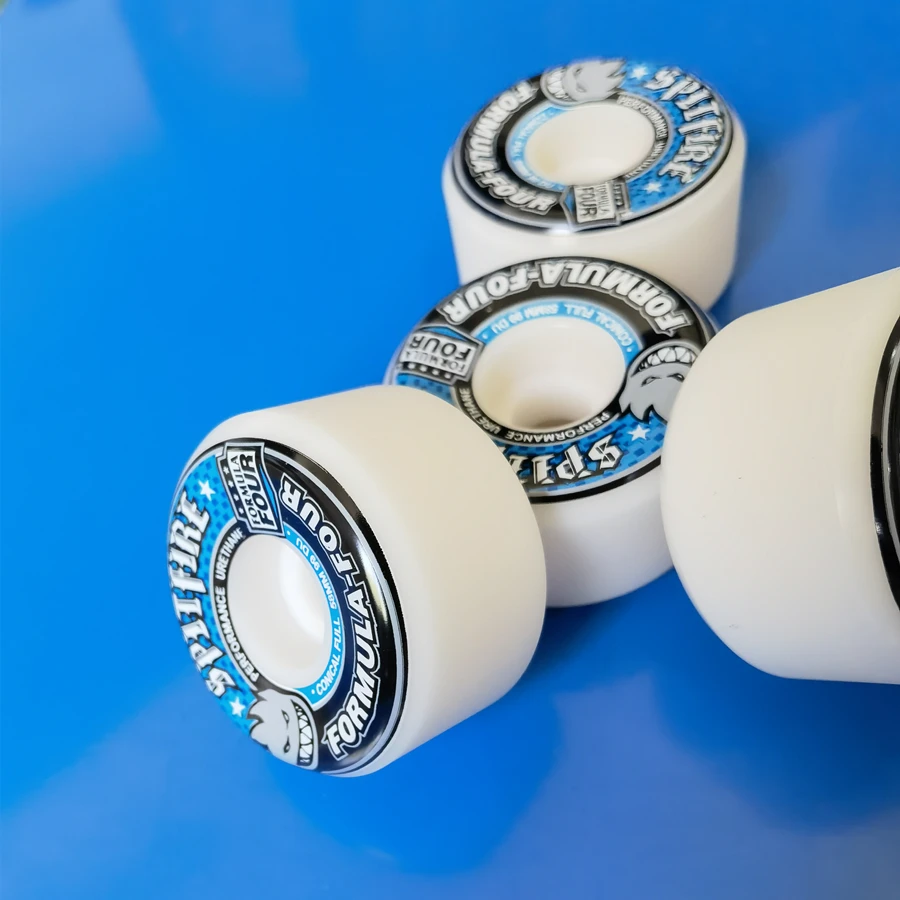 58MM SF skateboard wheel full conical and round shapes 99D 101D good quality pu polyurethane skate wheel