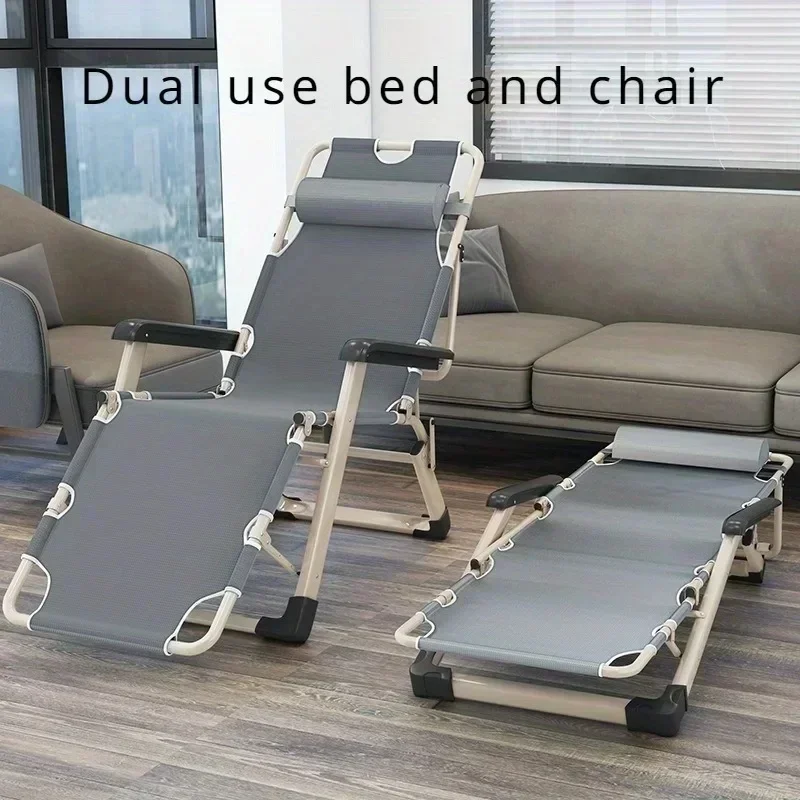 Portable Outdoor Recliner for Lunch Breaks, Courtyard, and Beach – Versatile Folding Chair for Office and Balcony Use