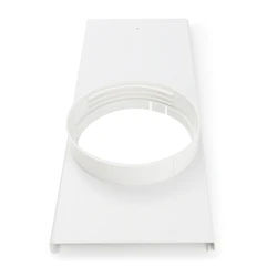 Portable Durable Plastic Air Conditioner Window Adapter Set Exhaust Hose/Tube Connector Window Seal Easy to Use Install