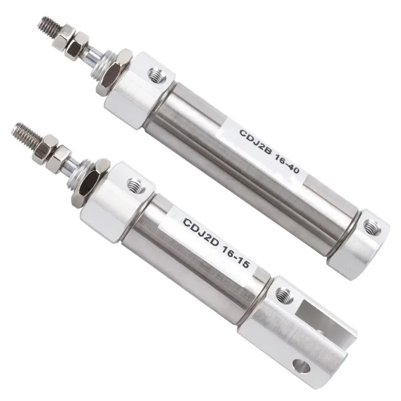 HLH CDJ2B CDJ2D Pneumatic Air Cylinder Mini Small Type Double Acting Single Rod CDJ2B10/16*5/10/15/20/25/30/35/40/50/100/125/150