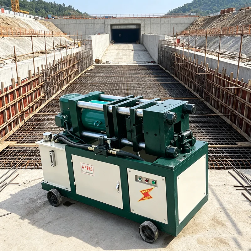 Automatic Hydraulic Rebar Upsetting Machine Rebar Cold Forging Machine For Rebar End Upsetting