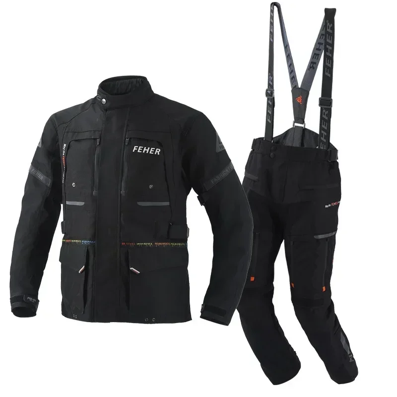 Motorcycle Jacket Riding Clothing Windproof, Warm, Wear-resistant, Waterproof Slim-fit Neutral Style Can Be Worn All Seasons