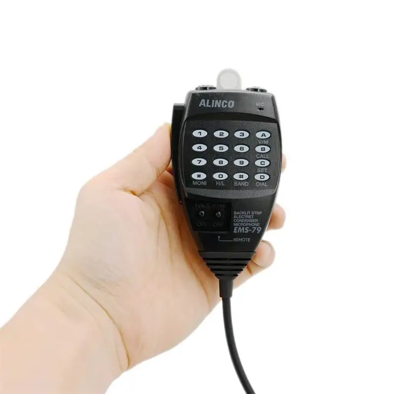 EMS-79 8-pinowy podświetlany mikrofon głośnikowy do radia ALINCO DR-735 DR-735R — zdjęcie 3