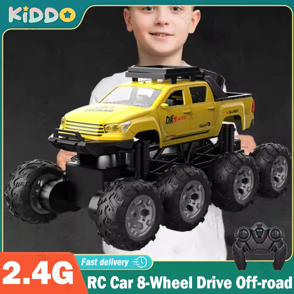 

JJRC Super RC Car 8WD 8-Wheel Drive Off-road Trucks Buggy Armored Climbing Vehicle Multi Terrain Electric Vehicle Toys for Boys