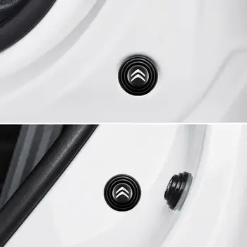 Naklejki ochronne na amortyzatory drzwi samochodowych, dźwiękoszczelne gumowe podkładki do Citroena C1 C3 C4 C5 C6 2CV VTS Picasso RD3 C4L DS3 8 best sales akcesoria do citroena grand c4 picasso - №5