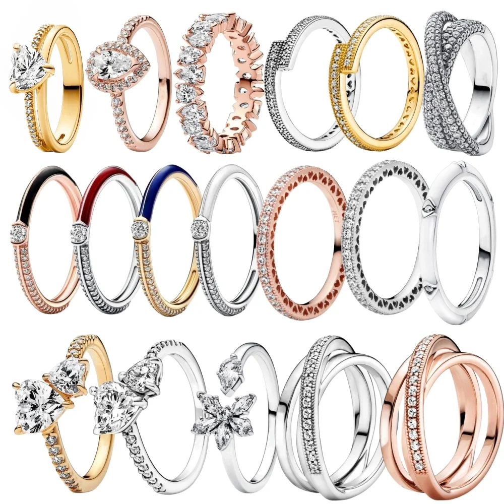 2024 New Charm Ladies Fit Original Ring Simple and Exquisite Wedding Party Event Jewelry Gifts Free Delivery Dropshippring