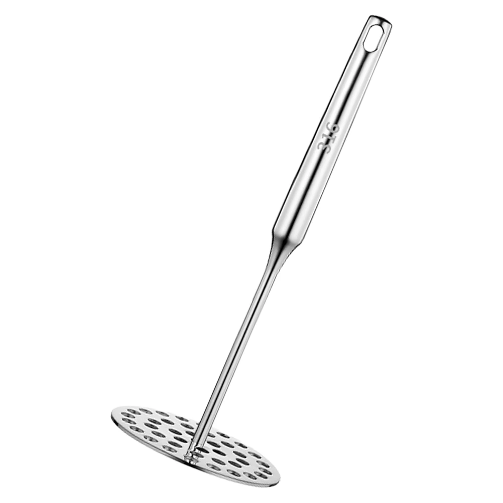 

Stainless Steel Potato Ricer Masher Heavy Duty Manual Press Kitchen Tool Vegetable Fruit Mud Maker Long Handle Portable