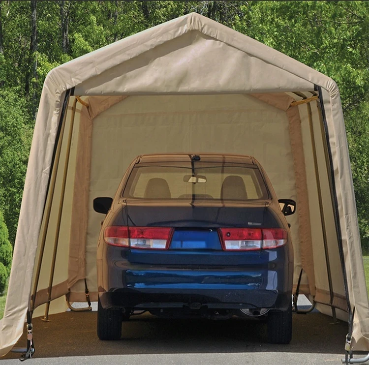 Portable Garage Peak Style 12 X 20 X 9 Sunshade Auto Shelter Storage Shelter Shed Car Port Canopy