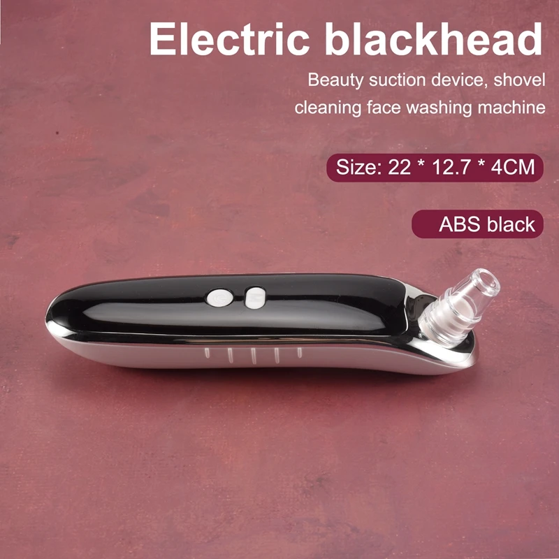 เครื่องดูดสิวเสี้ยนไฟฟ้า B47B-Face Nose Acne Black Dot Pimple Blackhead Remover กำจัดสิวหัวดำ ดูแลรูขุมขน พร้อมหัว 6 แบบ