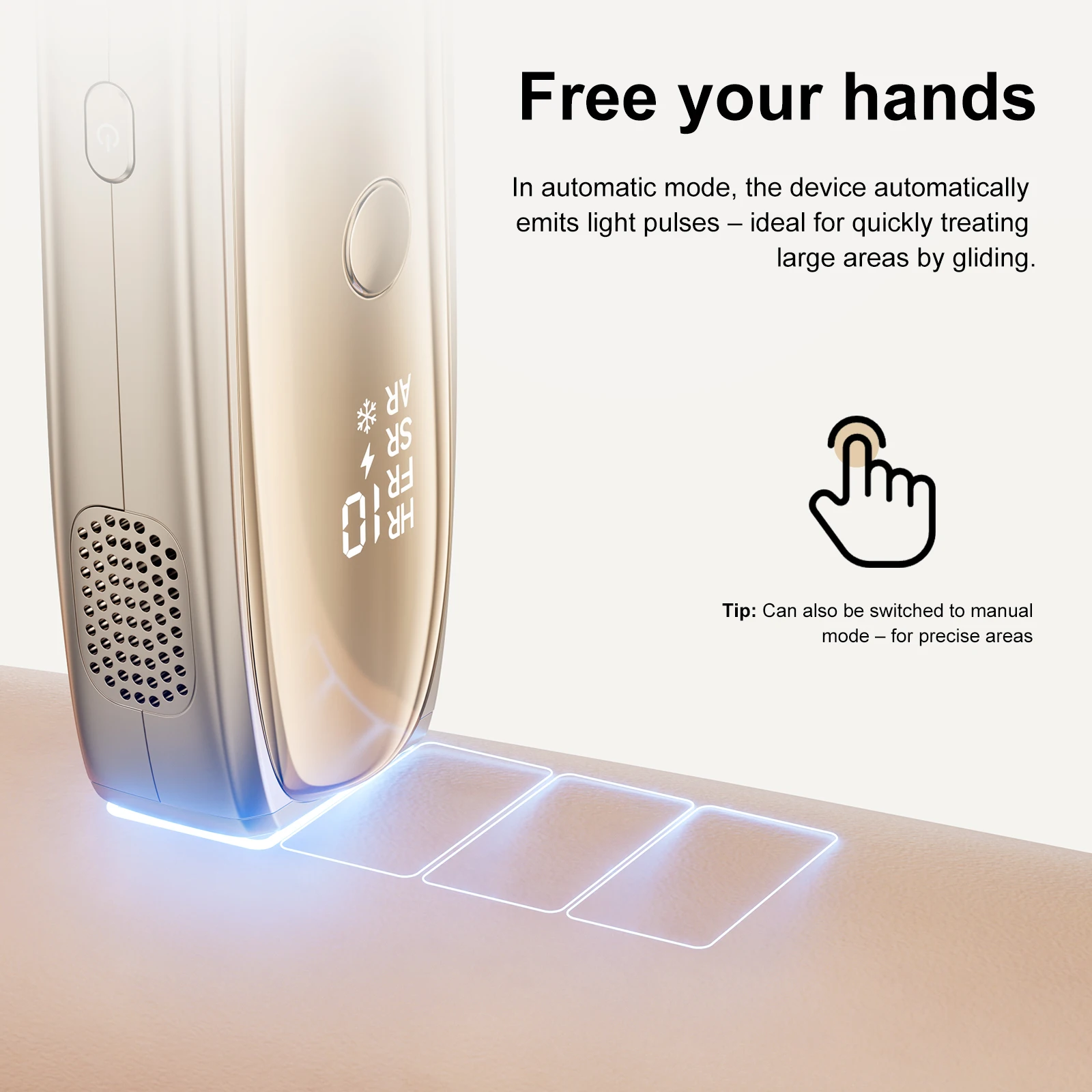 ANLAN IPL Laser Hair Removal ICE Cooling Painless Smart Hair