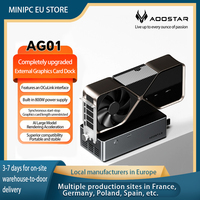 AOOSTAR AG02/AG01 EGPU Dock with OCuLink & USB4 Dual Ports, PCIe 4.0 x4 High Speed for Laptop Mini PC External Graphics Card