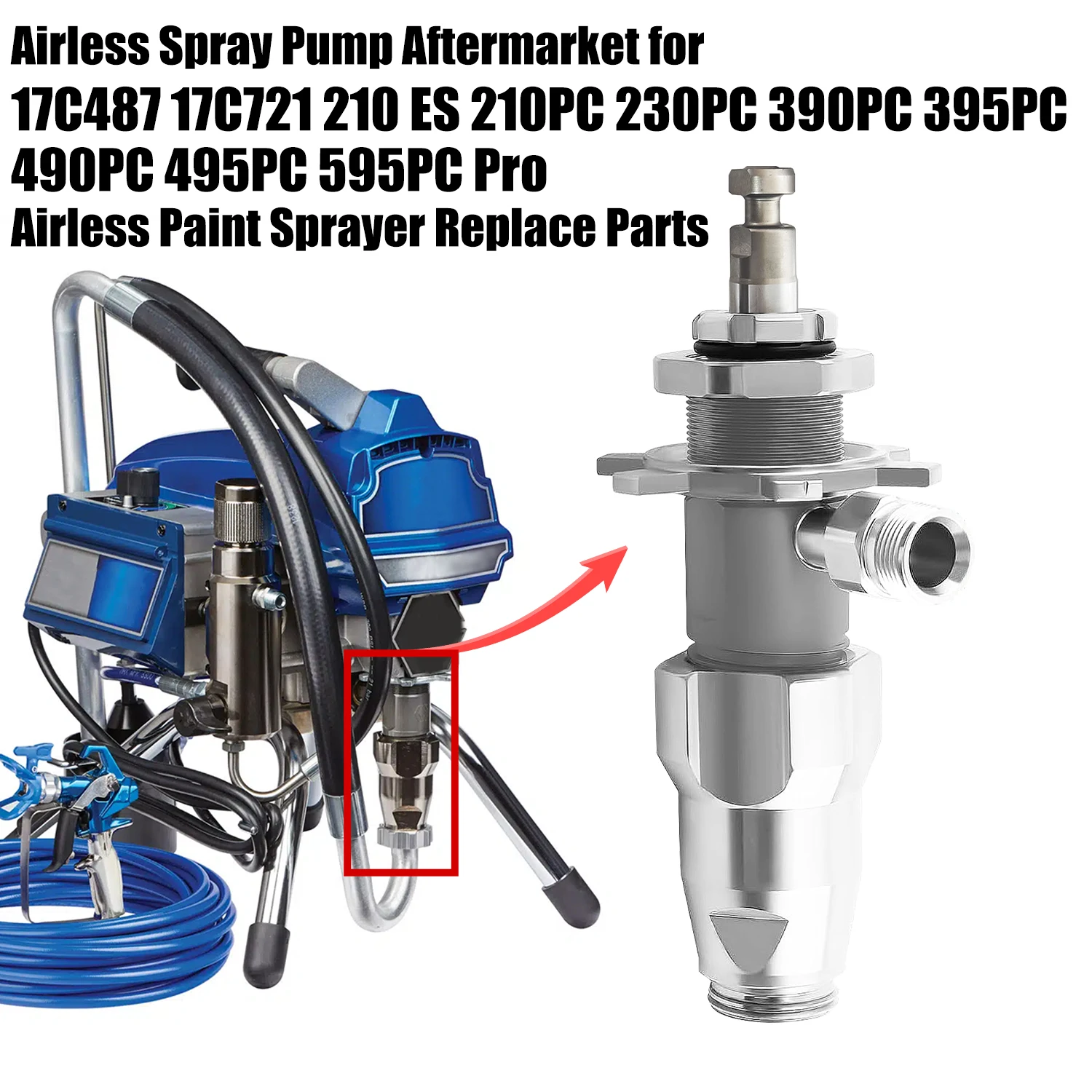 

High Precision Pneumatic Spray Valve - Professional Airless Spraying Accessory for Industrial Coating Equipment