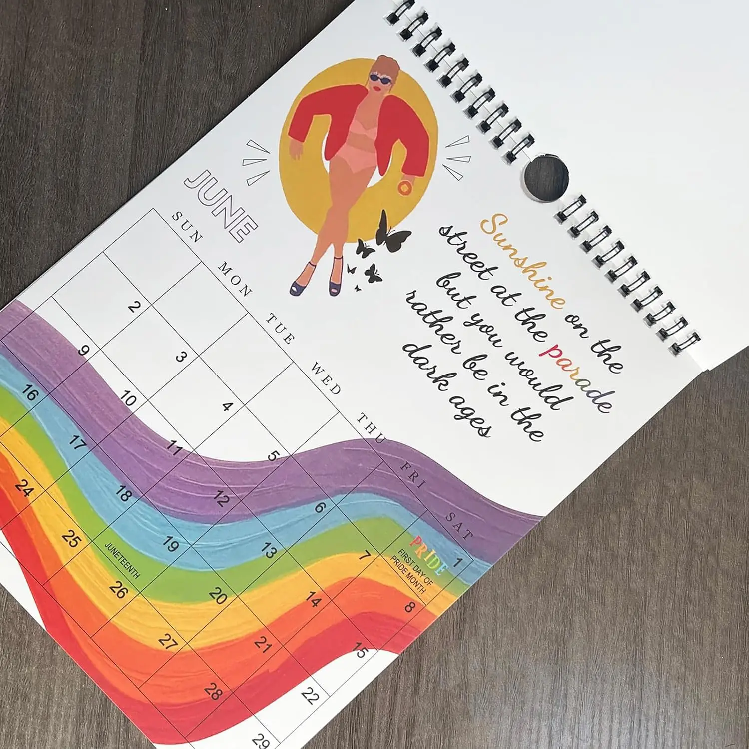 2026 كلمات التقويم هدية التقويم خطة العطلة الشهرية أداة تذكير مناسبة لغرفة النوم والدراسة وغرفة المعيشة