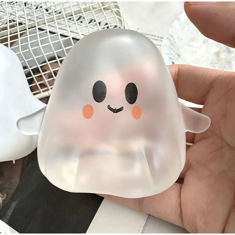 Slow Rising Squeeze Stress Relief Toy 2026 New Cute Ghost Squishy Toy Window Desktop Decor Halloween Party Favor Gifts