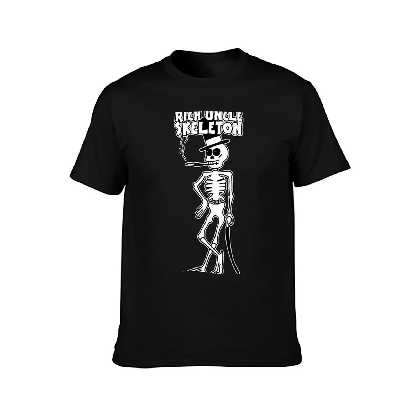 Rich Uncle Skeleton T-Shirt t shirt for man 100 percent cotton T-Shirt