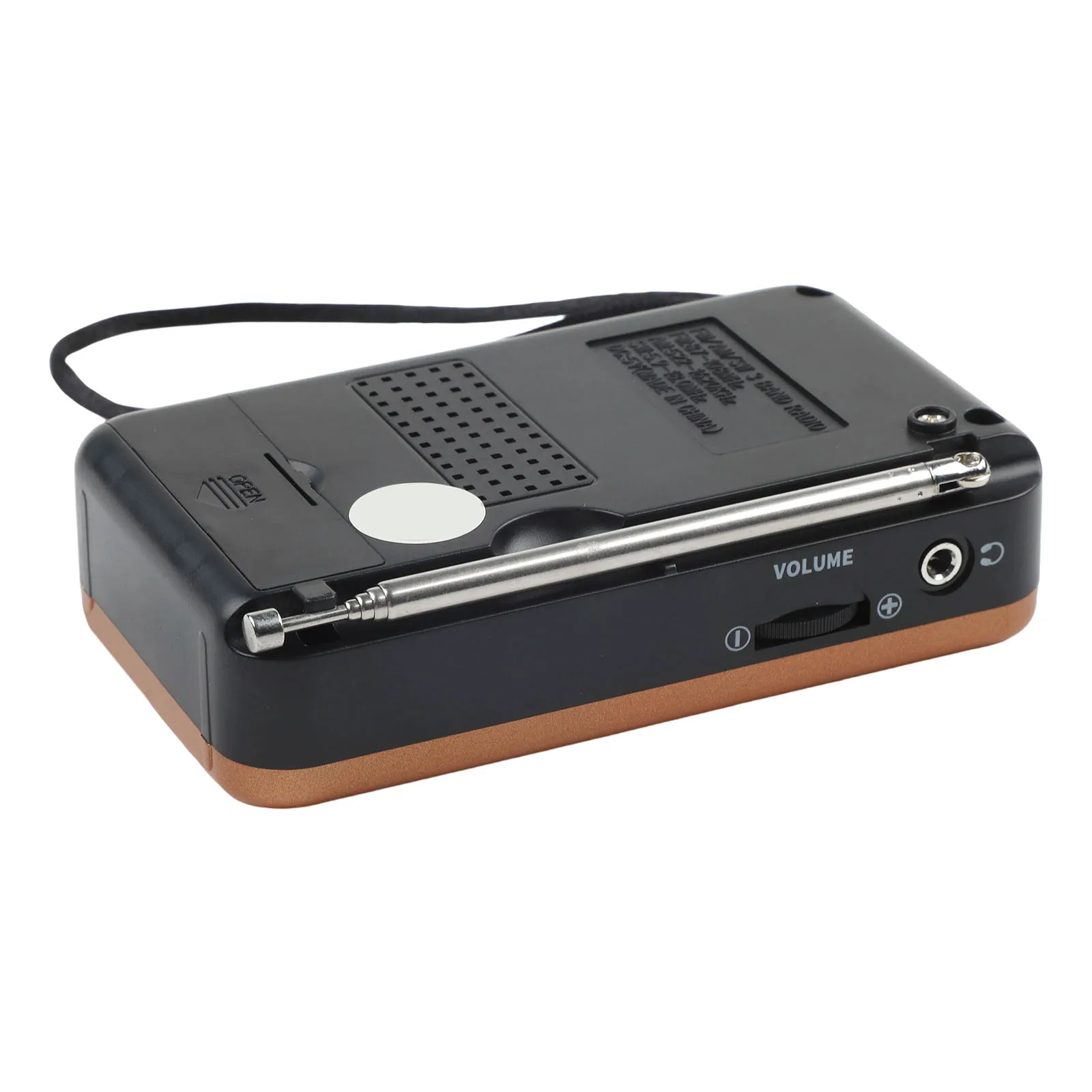 AM FM SW for Radio Compact Radio Crowded Places 3W Speaker Audio Output Easy To Carry Size For Music Streaming 116.2*70.5*31.6mm