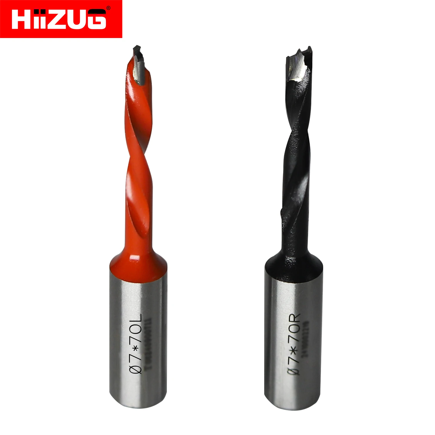 7x70mm TCT Drill Bit 10mm Shank Woodworking  Drill Bits Right or Left for Wood Drilling 1Pcs
