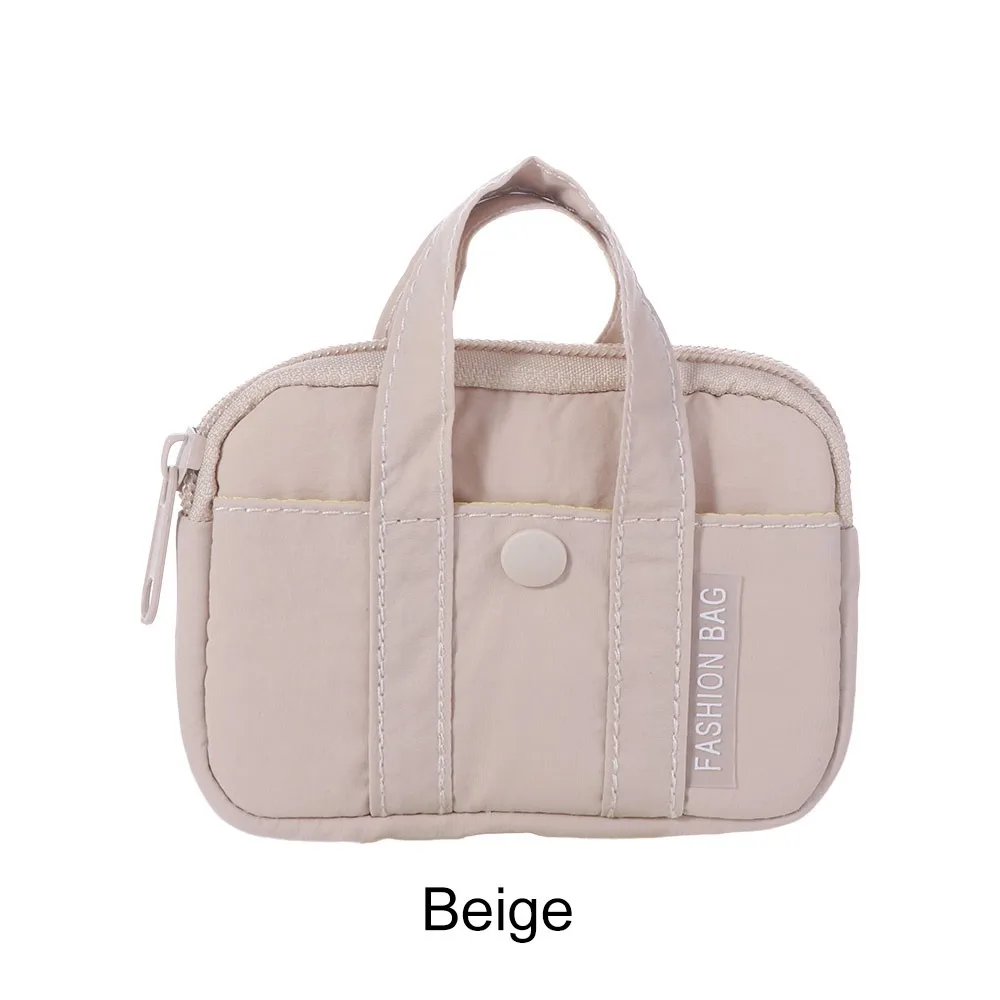 

Portable Nylon Coin Purse Korean Style Card Holder Men Wallet Bank Card Organizer Lightweight Mini Earphone Storage Bag Travel