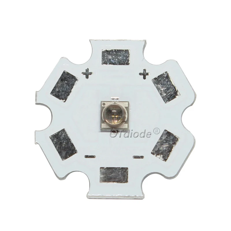 10 sztuk 3W 3535 podczerwieni IR 850NM 30/60/120 stopni wysokiej dioda LED dużej mocy diody dla IR Cam/bezpieczeństwa/zastosowań przemysłowych