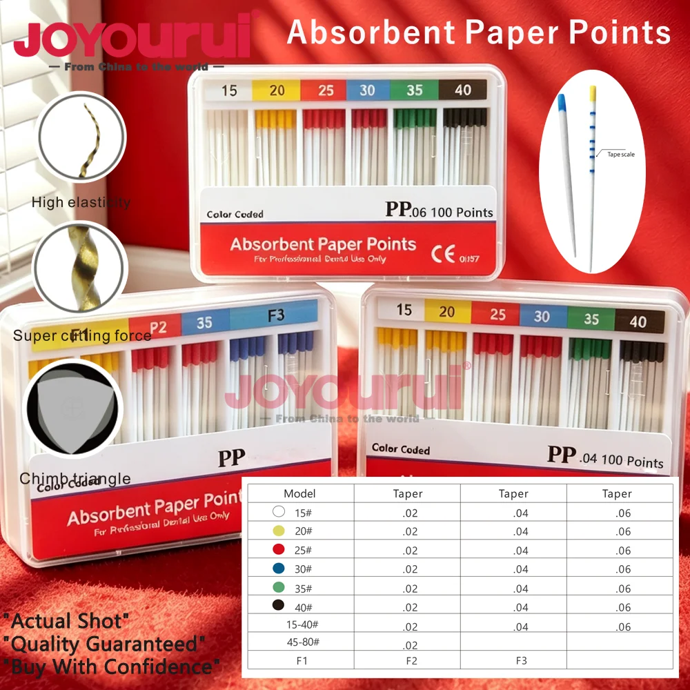 Dental Absorbent Paper Points PP04 02 06 F1 F2 F3 F4 F5taper Endodontics Cone Dental Endodoncia Dentistry Tools Laboratory f1